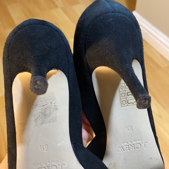 J Crew black leather heals 2” - Picture 8 of 16